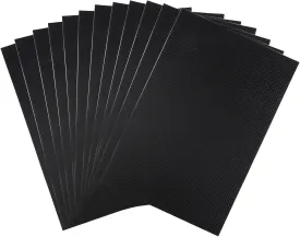 12Pcs Inflatable Boat Repair Patches PVC Kayak Repair Patches Rubber Boat Repairs Set for Inflatable Raft Boat Kayaks Canoe Rafts Swimming Pool, Black