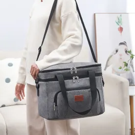 24L Insulated Picnic Beach Festival Cooler Great Travel and Camping Cooler Bag