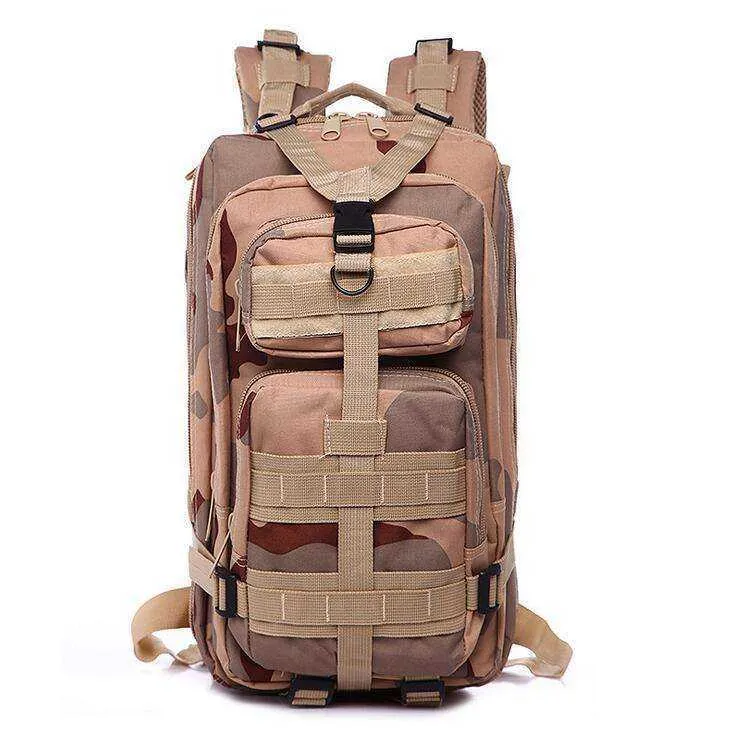 25L 3P Military Army Outdoor Camping Tactical Hiking Climbing Sports Molle Backpack