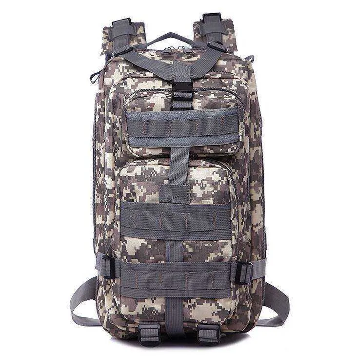 25L 3P Military Army Outdoor Camping Tactical Hiking Climbing Sports Molle Backpack