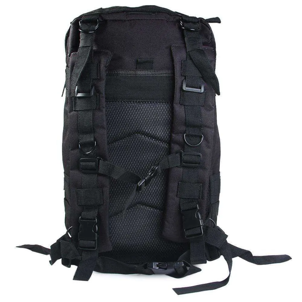 25L 3P Military Army Outdoor Camping Tactical Hiking Climbing Sports Molle Backpack