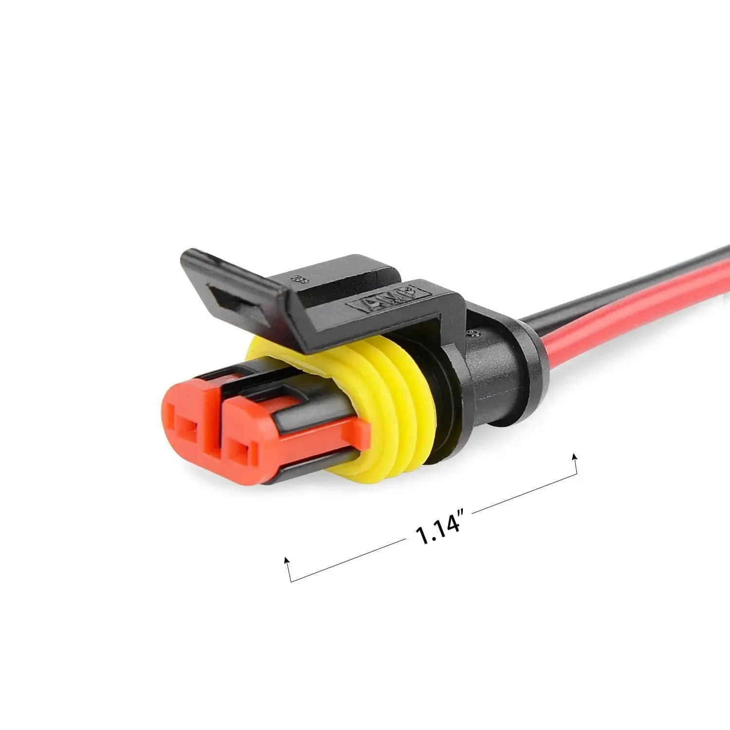 5Pack 2-Pin Way 16AWG Wire 1.5mm Series Terminal Connector
