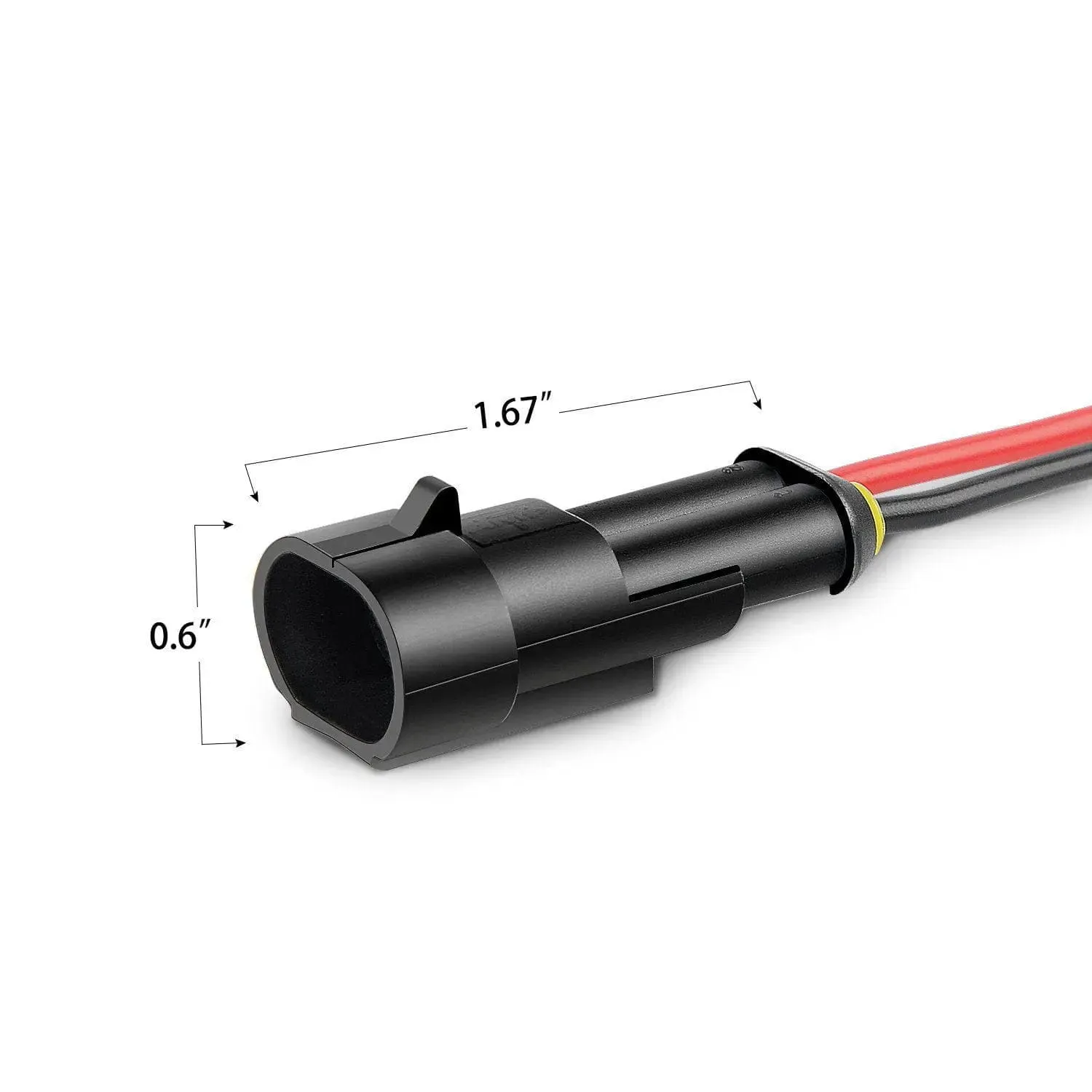 5Pack 2-Pin Way 16AWG Wire 1.5mm Series Terminal Connector