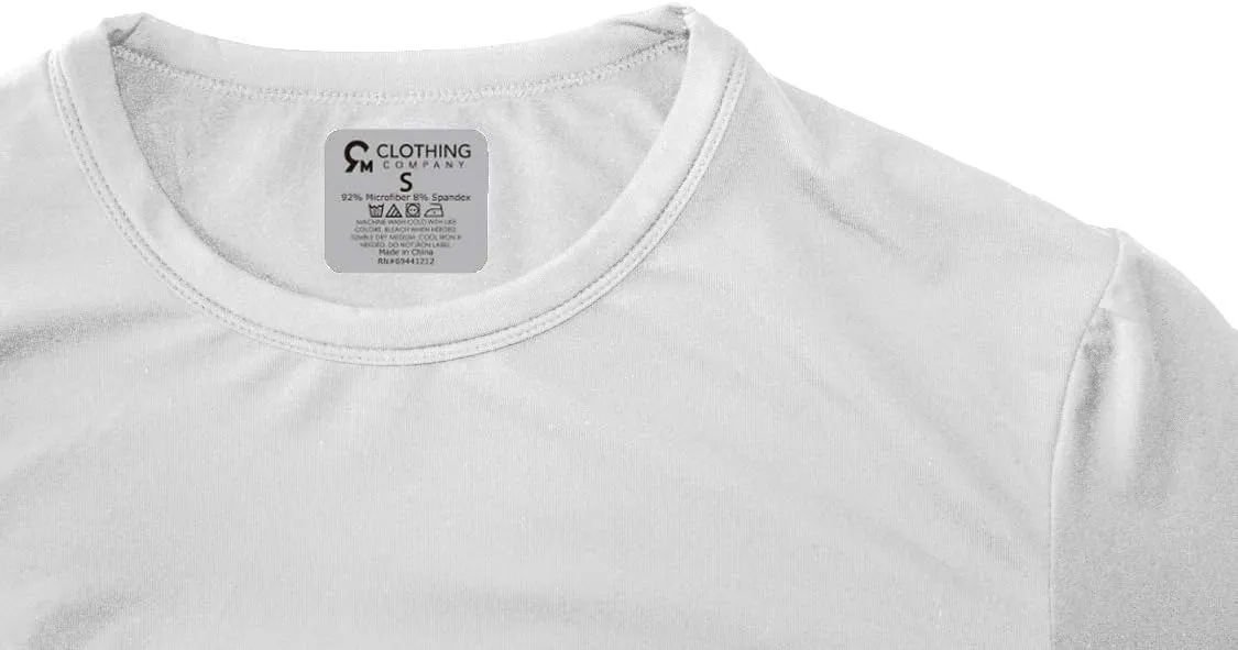 9M Mens Ultra Soft Thermal Shirt - Compression Baselayer Crew Neck Top - Fleece Lined Long Sleeve Underwear