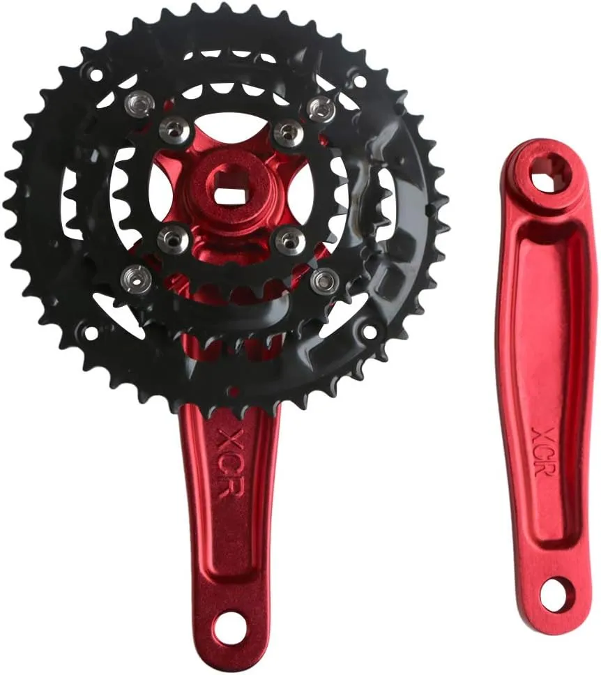 9S 9speed 22 32 44T 170mm Crank Length MTB Mountain Bike Chainset 104BCD 64BCD Easy to Modify Single Crank Set