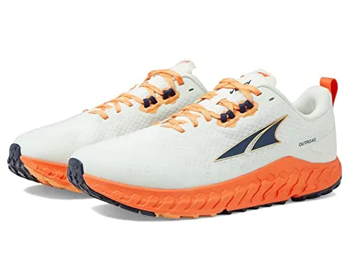 Altra Outroad Men's Trail Running Shoes, White/Orange