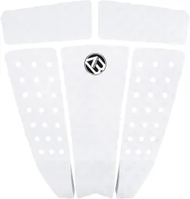 AQUBONA 5 Piece EVA Surfboard Deck Traction Pads for Stomp Skimboards, Surf Boards, Funboard, Fish Board/Aqua Blue Gray Black