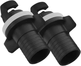 BESPORTBLE 2pcs Inflatable Boat Valve Hose Adapter Plug Leakproof Air Valve Adapter for Kayak Paddle Board Pump Durable Swivel Design for Optimal Inflation Deflation Compatible Various
