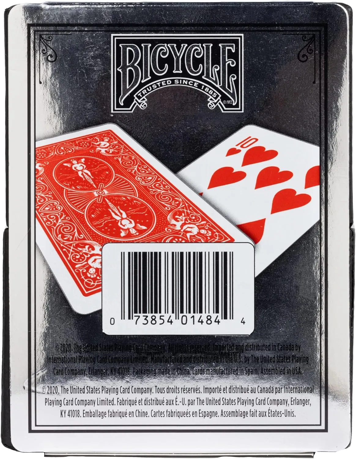 Bicycle Prestige Waterproof Plastic Playing Cards, Red & Blue (Colors May Vary)