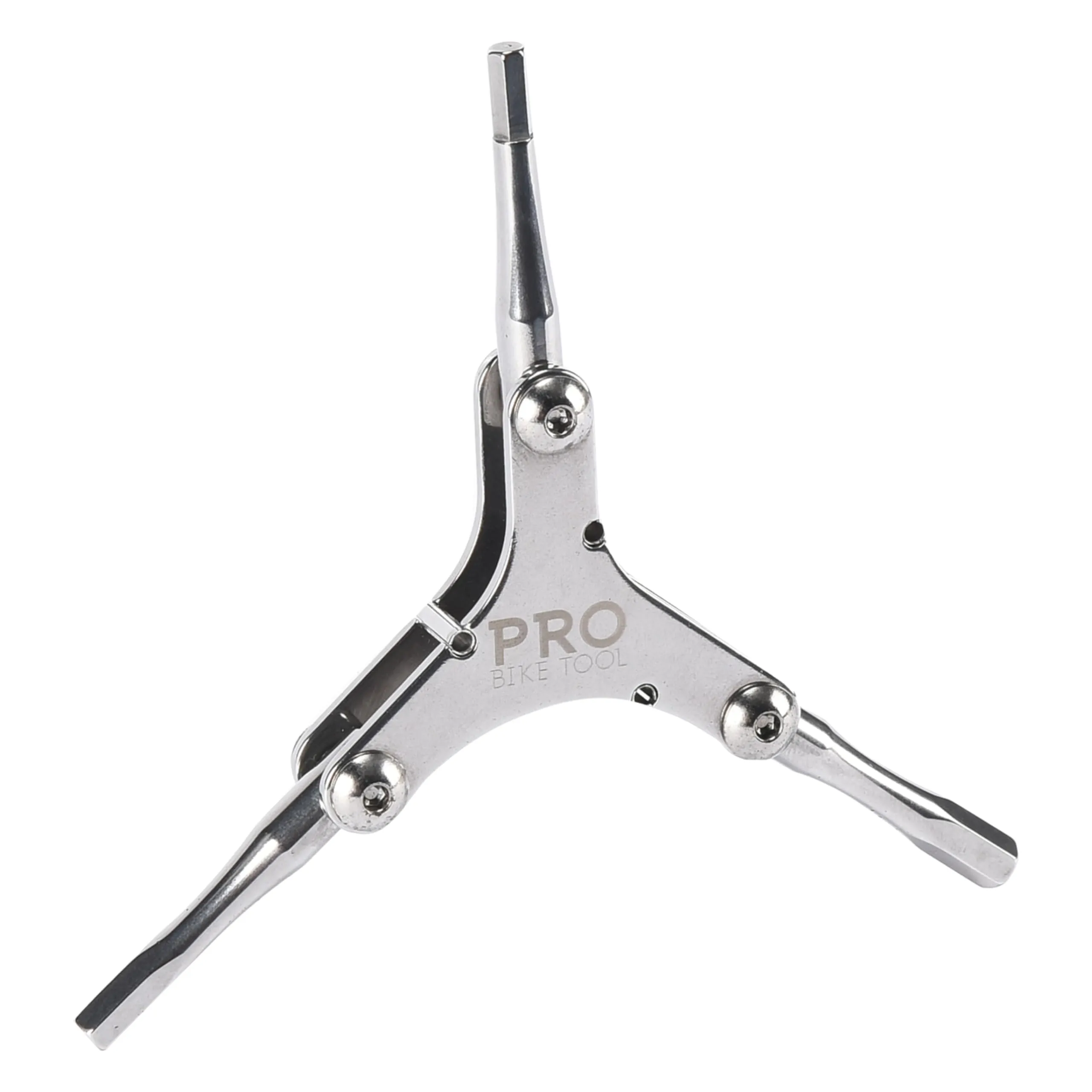 Bike Multitool - Mini Bike Tri Tools In Silver - Multifunctional And Compact