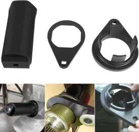 Bravo 3 Tool -- Bearing Carrier Retainer Nuts Installs Removes Tool 91-8053741 & Propeller Prop Nut Socket Wrench 91-805457T1 & Blackhawk Drive Bearing Carrier Tool 91-805374 for Mercruiser Bravo 3