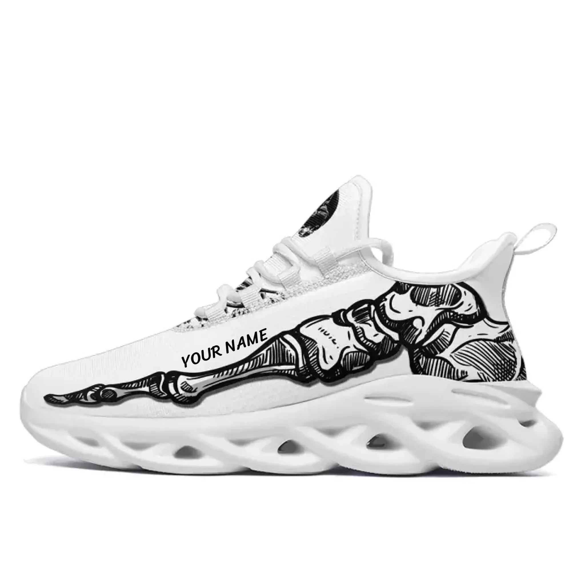 Buy One Get One White Color Personalized Skull Sneaker Comfortable Shoe,
2016-02037