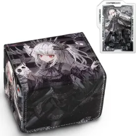Card Deck Box Fits for YGO MTG,100  Card Storage Box Trading Games PU Leather Storage Premium Deck Case (A-Bao A Qu)