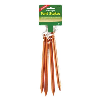 Coghlans Ultralight Tent Stakes - 9" - 4 Pack