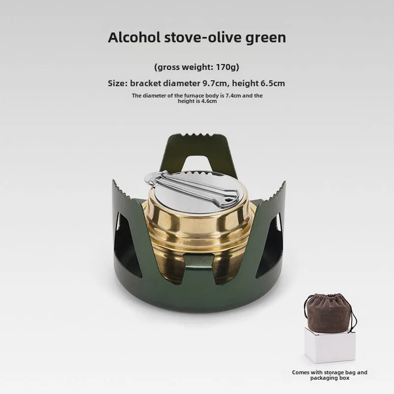 Compact Outdoor Alcohol Stove