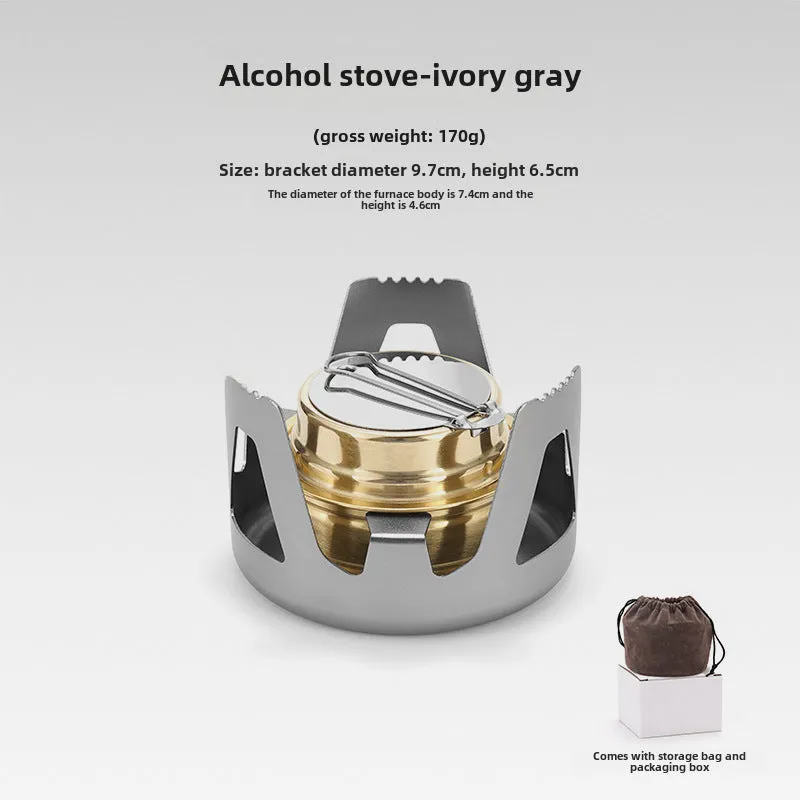Compact Outdoor Alcohol Stove