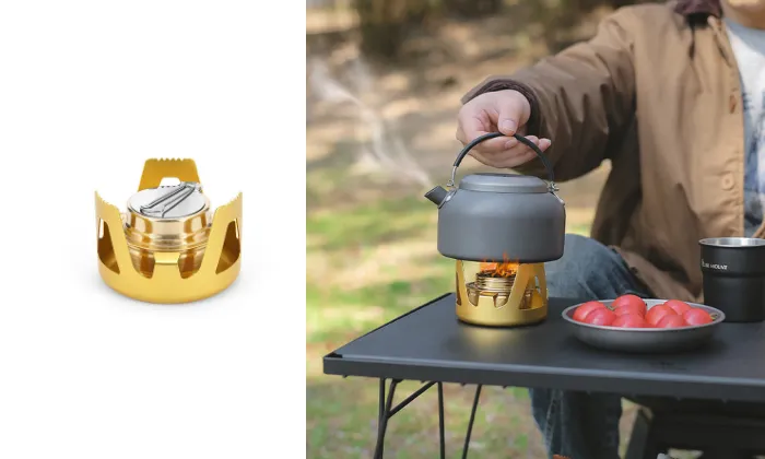 Compact Outdoor Alcohol Stove