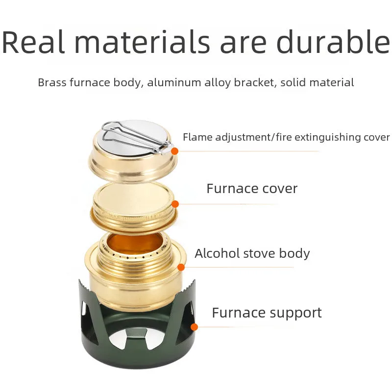 Compact Outdoor Alcohol Stove