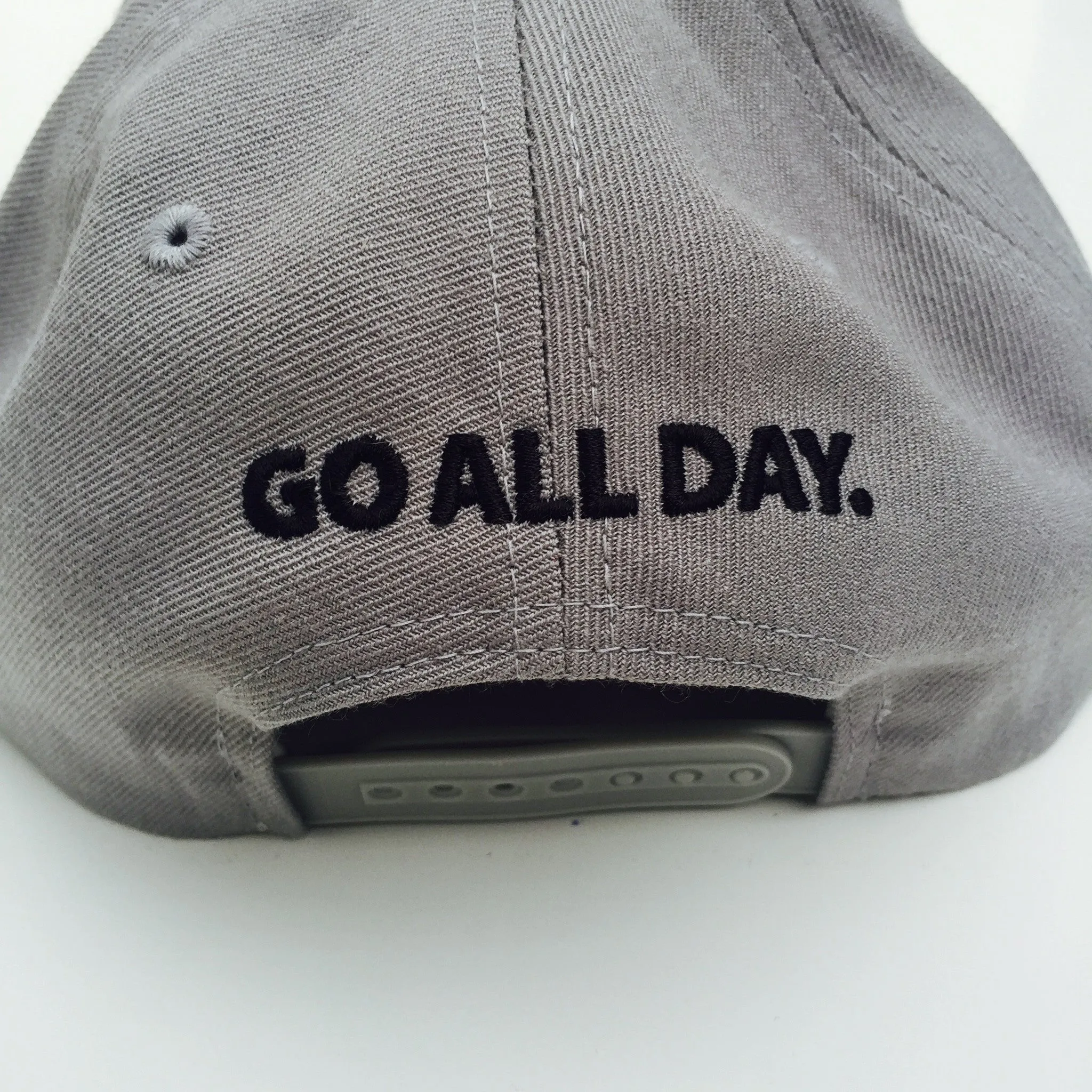 GO ALL DAY® Logo Snapback Hat (Grey)