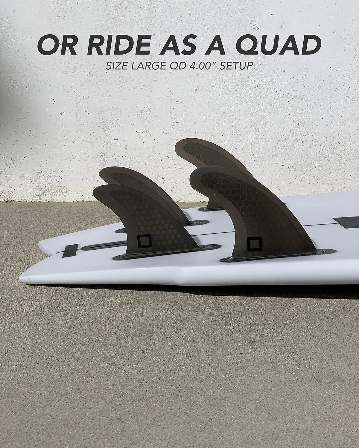 Honeycomb Fiberglass Performance Surf Fins  Fits Futures Single Tab - Ride as Twin, Thruster, or Quad  Durable, Lightweight & Versatile