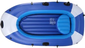Inflatable Canoe, Inflatable Boat Fishing Boat Canoe, 1, 2, 3 Person Inflatable Canoe, Portable Adult and Child Blow Up Boat 225 * 127 cm