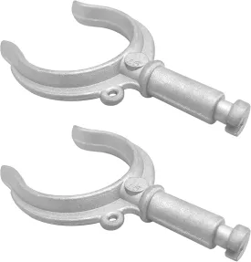 ISURE MARINE 2 pcs Aluminum Oar Lock Oarlock Rowlock Premium Marine Row Boat Dinghy Water Raft Boat Kayak Canoe Oar Lock Rowlock Side Mount