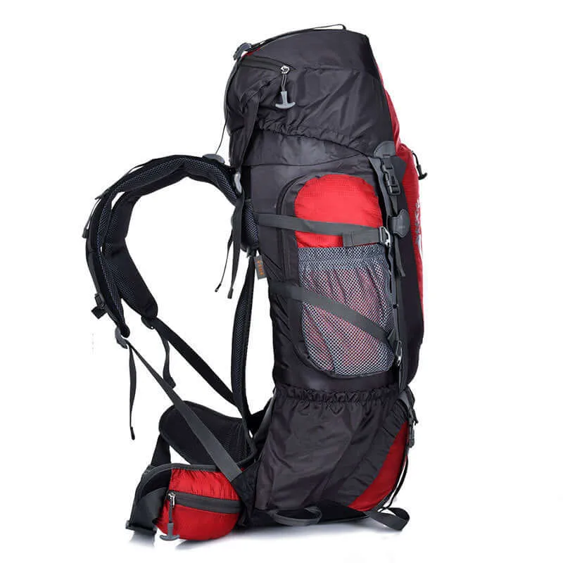 Large Hiking Backpack – 55-75L Lightweight, Waterproof & Durable
