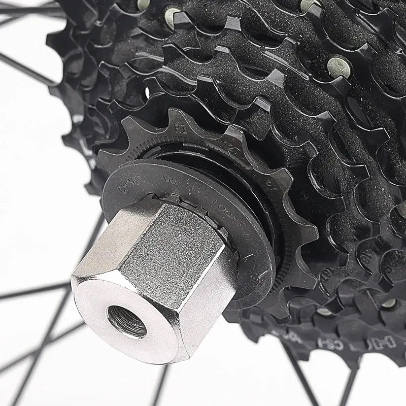 Lebycle Quality Bicycle Freewheel Sprocket Remover Bicycle Cassette Locking Tool Flywheel Overhaul Extractor Repair Socket Tool