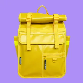 Monochrome Rolltop Backpack Pannier Yellow 2.0