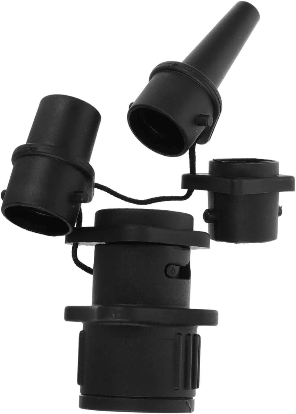 Multi-Function Inflatable Boat Valve Adapter Universal Pump Drive Adapter for Kayak Sup Paddleboard Air Pump
