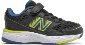 New Balance Kids 680v6 Running Shoes- Black/Blue