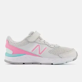 New Balance Kids 680v6 Running Shoes- Bubblegum/Surf
