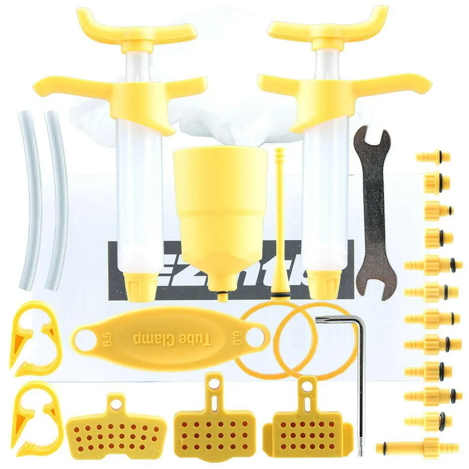 NFOX Multi-function Hydraulic Brake Maintenance Bleed Needle Multi Bicycle Repair Tools Bike EZmtb Kit Oil Pipe Cut Screw Cover