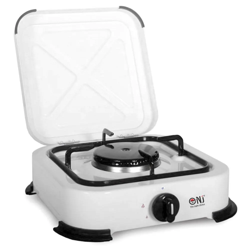 NJ-01 Lightweight Camping 1 Burner Gas Stove with Cover LPG Outdoor