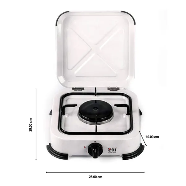 NJ-01 Lightweight Camping 1 Burner Gas Stove with Cover LPG Outdoor