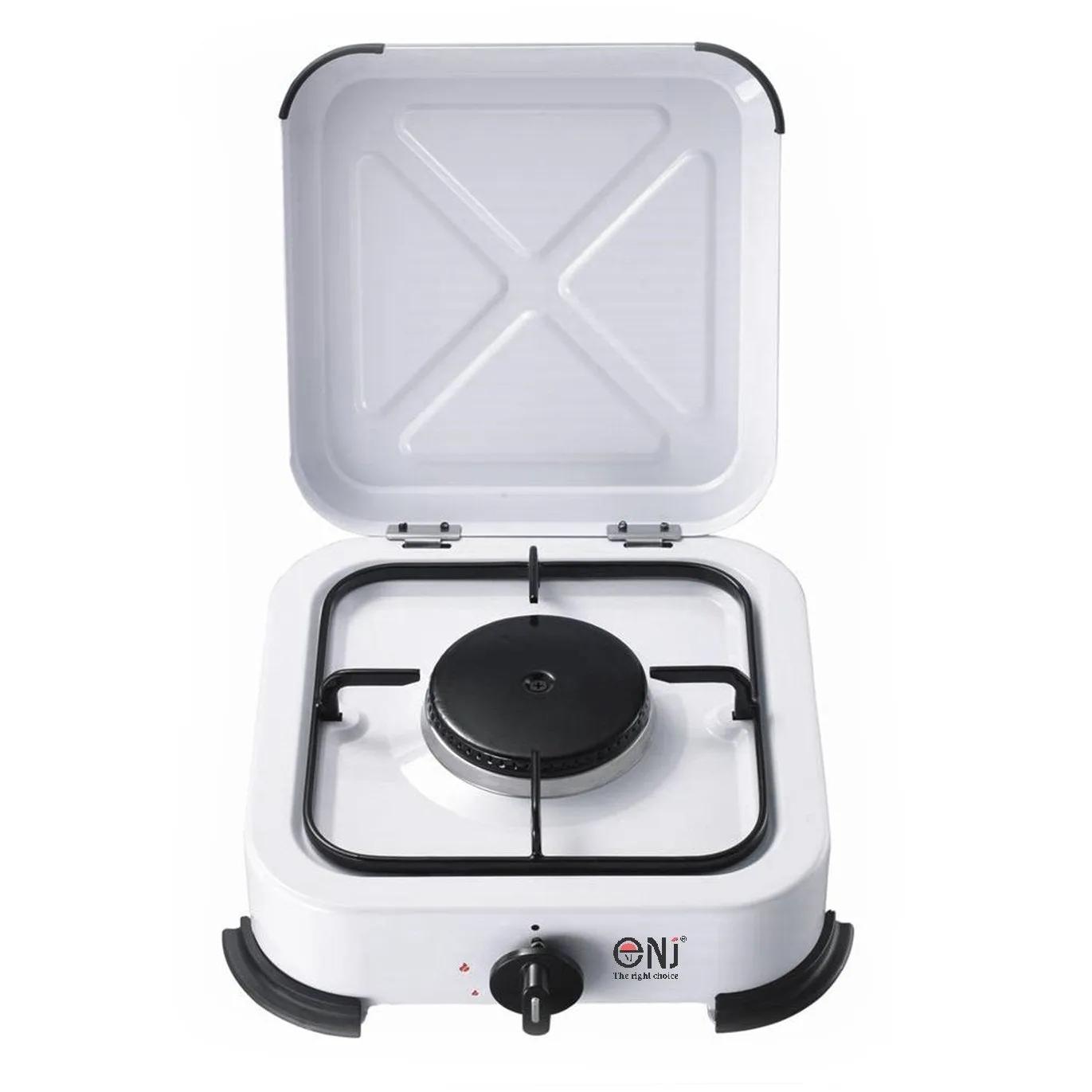 NJ-01 Lightweight Camping 1 Burner Gas Stove with Cover LPG Outdoor