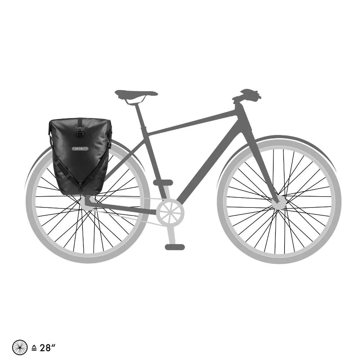 ORTLIEB Back-Roller QL2.1 Rear Panniers - Black