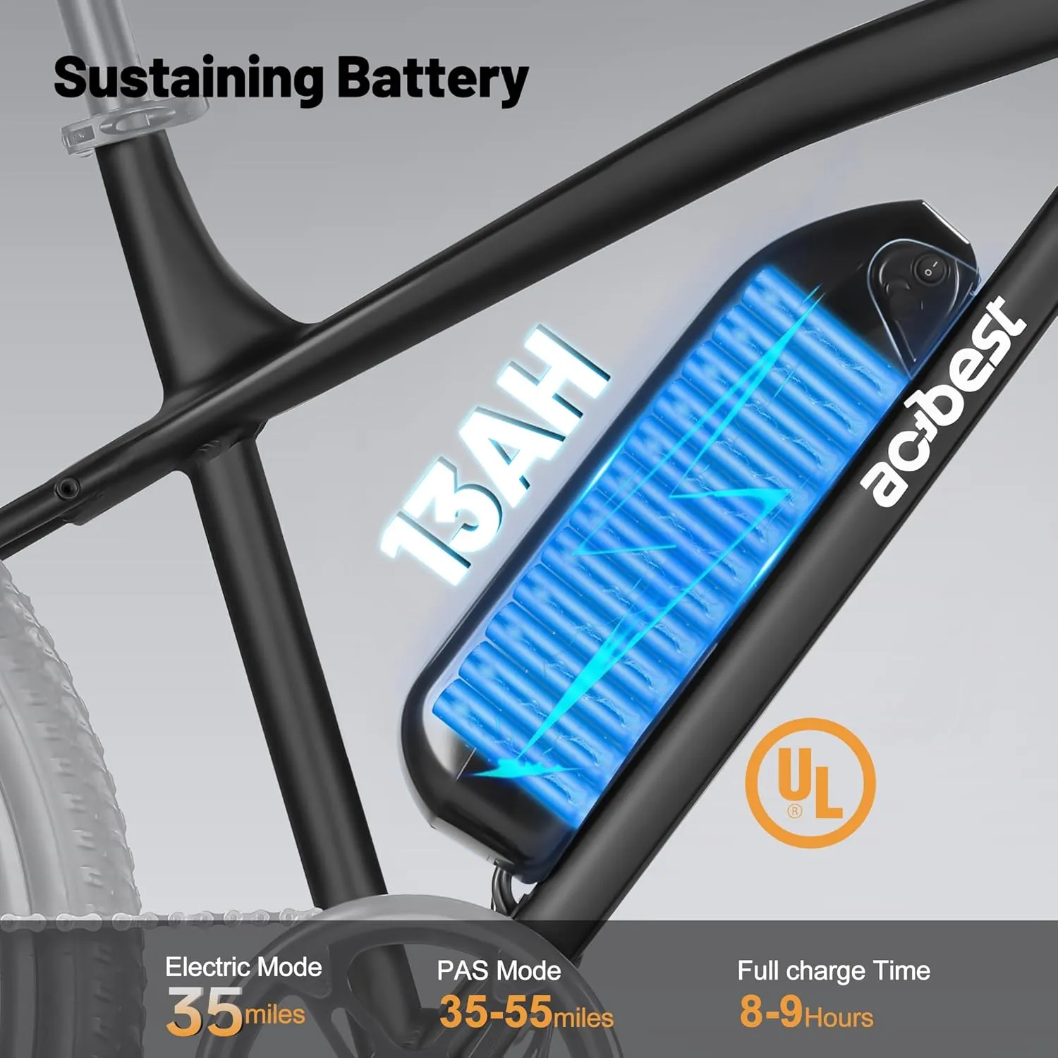 Race Electric Bike for Adults 21-Speed 27.5" Ebike, Up to 28MPH, Peak 1000W Brushless Motor, Removable Battery, Commuting Mountain Electric Bicycle with Fork Suspension