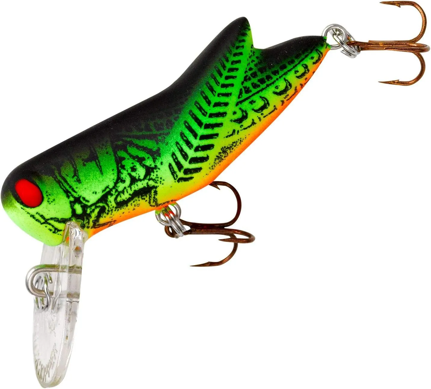 Rebel Lures Crickhopper Cricket/Grasshopper Crankbait Fishing Lure, 1 1/2 Inch, 1/4 Ounce