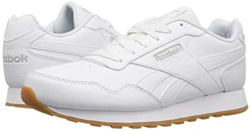Reebok Mens Classic Harman Run Sneaker, us-white/gum, 4.5 M US