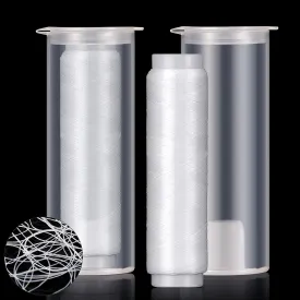 Skylety Fishing Thread Nylon Elastic Invisible Magic Fishing Line Bait Thread 0.2 mm Length 656 Feet Per Spool Stretchy Bait String Line Clear Storage Case