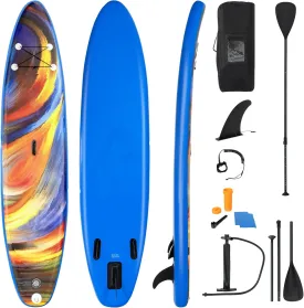 Stand Up Paddle Board- 10'/10.5'/11'30"6" SPORFIT Inflatable Paddleboard with Premium SUP Accessories & Backpack, Non-Slip Deck, Waterproof Bag, Leash, Paddle and Hand Pump for Youth & Adult