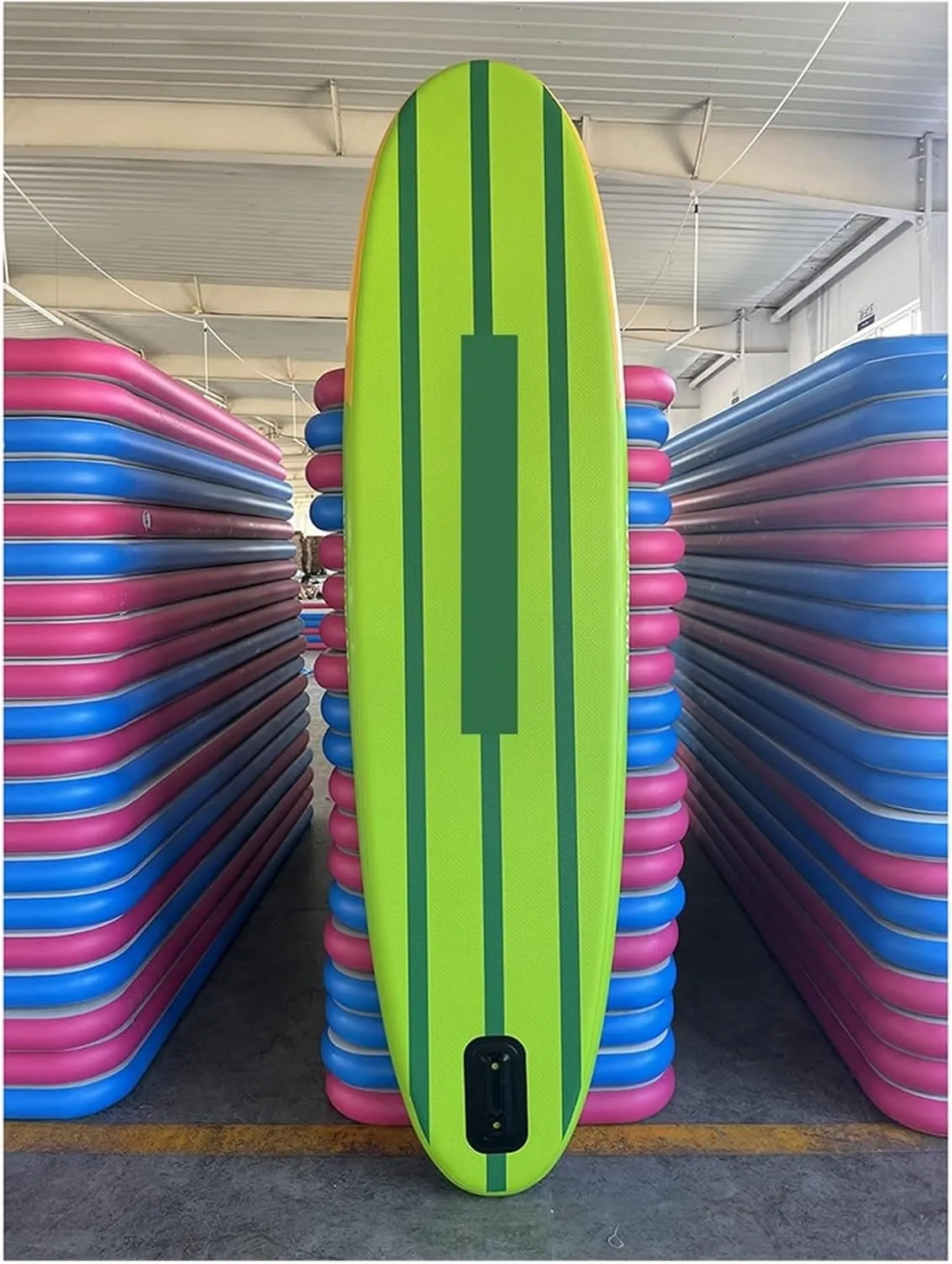 Surfboard Inflatable Stand Up Surfboard SUP Paddle Board Ultralight Paddle Board with Accessories Fins Adjustable Surf Board Outdoor Recreation, 1, 285x71x10CM