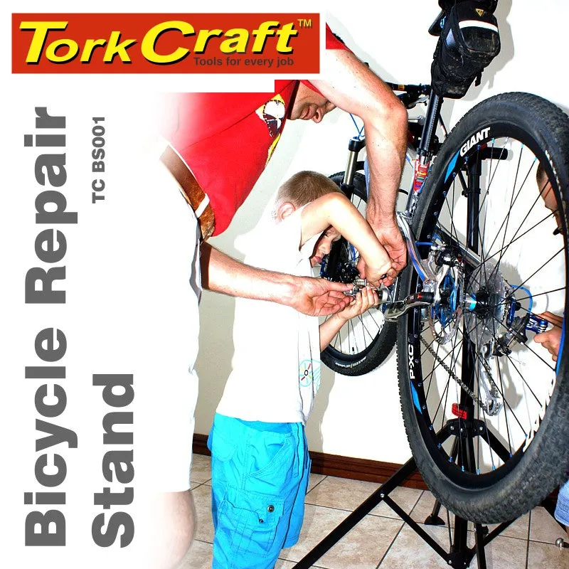 TORK CRAFT BICYCLE REPAIR WORK & STORAGE STAND COMPACT BIKE TC BS001