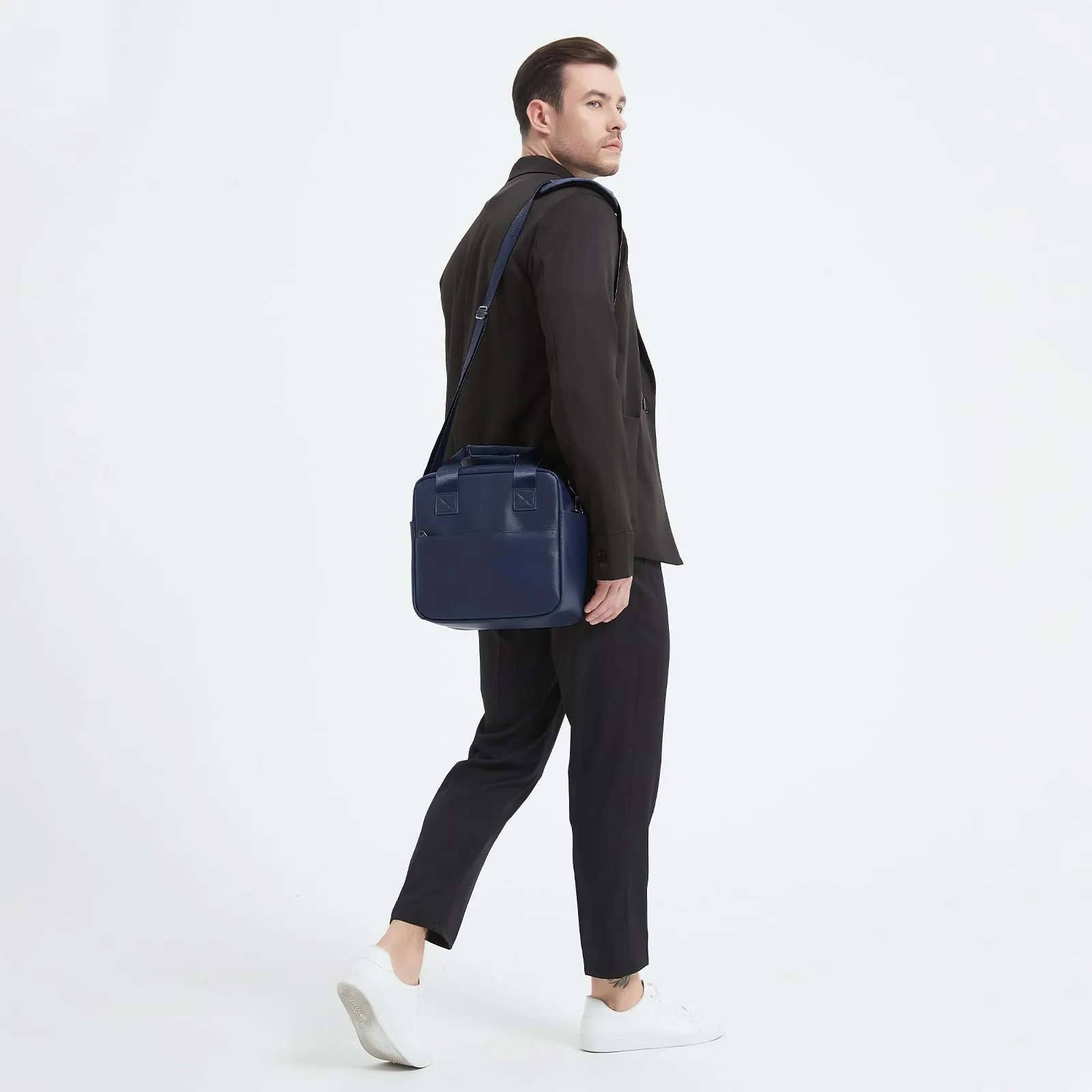 Waterproof Leather Insulated Lunch Bag